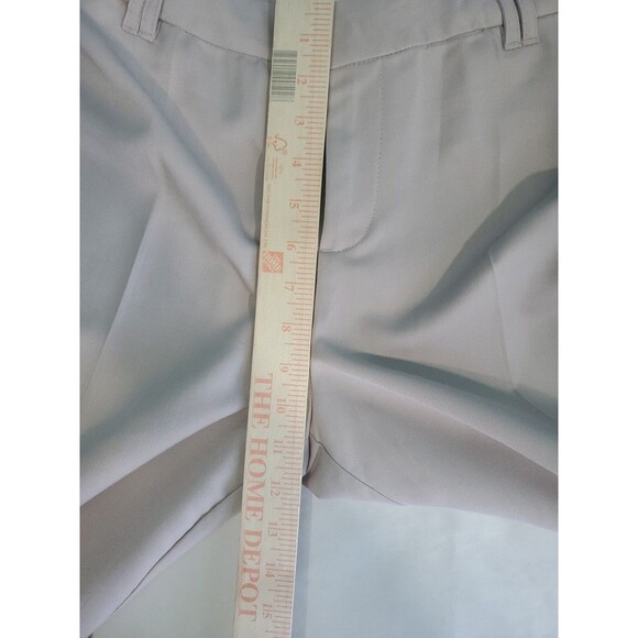 Womens Lightweight Pants Sz 10 Wide Leg High Waist Flat Front  Tan By Divided - Picture 7 of 11